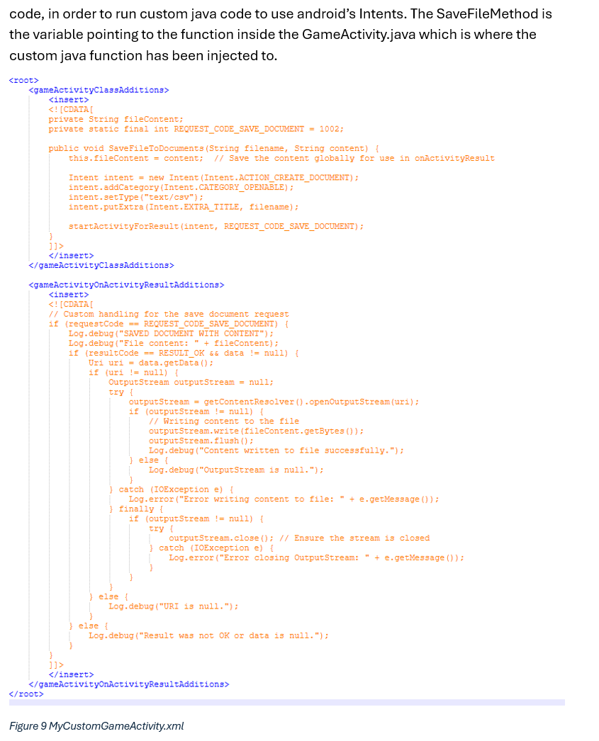 Android Export System 2